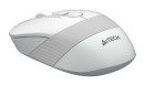 Мышь проводная A4TECH Fstyler FM10 белый серый USB2
