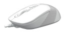 Мышь проводная A4TECH Fstyler FM10 белый серый USB4