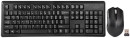 Клавиатура + мышь A4 V-Track 4200N клав:черный мышь:черный USB беспроводная3
