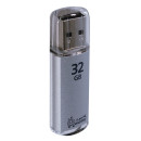 Внешний накопитель 32Gb USB Drive <USB2.0> Smartbuy V-Cut Silver (SB32GBVC-S)2