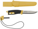 Нож Mora Companion Spark (13573) стальной разделочный лезв.104мм черный/желтый2