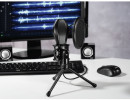 Микрофон проводной Hama Stream 2м черный4