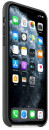 Чехол Apple Leather Case для iPhone 11 Pro Max чёрный MX0E2ZM/A4