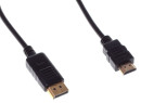 Кабель HDMI DisplayPort 1.8м Бюрократ BHP RET HDMI_DPP18 круглый черный3