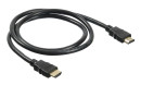 Кабель HDMI 1м Бюрократ BHP HDMI 2.0-1 круглый черный2
