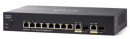 Коммутатор [SG350-10-K9-EU] Cisco SB SG350-10 10-port Gigabit Managed Switch