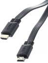 Кабель HDMI 3м VCOM Telecom CG522F-3M плоский черный2