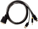 Кабель-переходник VGA+audio+USB --> HDMI_M/M 1,8м Telecom <TA575-1.8M>2