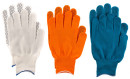 Перчатки в наборе, цвета: оранжевые, синие, белые, ПВХ точка, XL, Россия// Palisad2
