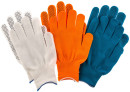 Перчатки в наборе, цвета: оранжевые, синие, белые, ПВХ точка, XL, Россия// Palisad3