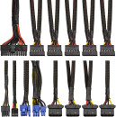 Exegate EX220362RUS-S Блок питания 700PPX RTL, ATX, SC, black, APFC,14cm,24p+(4+4)p, PCI-E, 5*SATA, 4*IDE, FDD + кабель 220V с защитой от выдергивания4