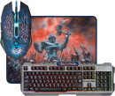 Клавиатура проводная Defender Killing Storm MKP-013L RU USB черный серый Мышь+ Клавиатура + Ковер 52013