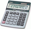Калькулятор настольный металлический STAFF STF-1312 (170х125 мм), 12 разрядов, двойное питание, 250119