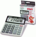 Калькулятор настольный STAFF STF-5810, КОМПАКТНЫЙ (134х107 мм), 10 разрядов, двойное питание, 250287
