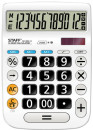 Калькулятор настольный STAFF PLUS DC-999-12 (194x136 мм), БОЛЬШИЕ КНОПКИ, 12 разрядов, двойное питание, 250425
