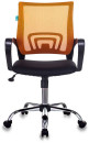 Кресло Бюрократ CH-695N/SL/OR/BLACK спинка сетка оранжевый TW-38-3 сиденье черный TW-11 крестовина хром2