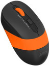 Мышь беспроводная A4TECH Fstyler FG10 чёрный оранжевый USB2
