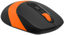 Мышь беспроводная A4TECH Fstyler FG10 чёрный оранжевый USB5