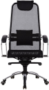 Кресло офисное МЕТТА "SAMURAI" S-1, сверхпрочная ткань-сетка, темно-коричневое3