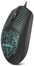 Мышь проводная Sven RX-70 чёрный USB4