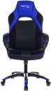 Кресло игровое Бюрократ VIKING 2 AERO BLUE черный/синий искусственная кожа2