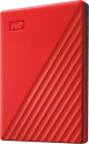 Внешний жесткий диск 2.5" 2 Tb USB 3.0 Western Digital My Passport красный3