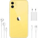 Смартфон Apple iPhone 11 желтый 6.1" 256 Gb NFC LTE Wi-Fi GPS 3G Bluetooth MWMA2RU/A4