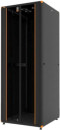 Шкаф напольный EVOLINE 19"26U600x600 передняя дверь одностворчатая стекло с металлической рамой слева и справа,задняя дверь одностворчатая сплошная металлическая,цвет черный
