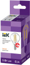 Лампа светодиодная шар IEK G45 E14 5W 3000K LLF-G45-5-230-30-E14-CL2