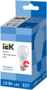 Лампа светодиодная груша IEK A60 E27 15W 6500K LLE-A60-15-230-65-E272