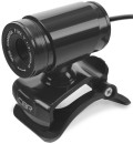 0721157 Black, Веб-камера с матрицей 0,3 МП, разрешение видео 640х480, USB 2.0, встроенный микрофон, ручная фокусировка, крепление на мониторе, длина кабеля 1,4 м, цвет чёрный