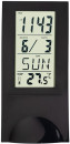 Perfeo Часы-будильник "Glass", чёрный, (PF-SL2098) время, температура, дата2
