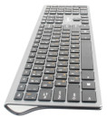 Клавиатура беспроводная Gembird KBW-1 USB серебристый2