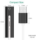 ORIENT AU-04PLB, Адаптер USB to Audio (звуковая карта), jack 3.5 mm (4-pole) для подключения телефонной гарнитуры к порту USB, кнопки: громкость +/-, играть/пауза/вперед/назад; Windows/Linux/MAC OS3