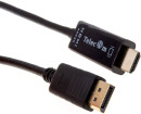 Кабель DisplayPort HDMI 1.8м TELECOM TA811-1.8M круглый черный