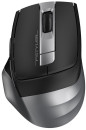 Мышь A4 Fstyler FG35 серый/черный оптическая (2000dpi) беспроводная USB (6but)