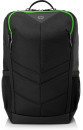 Рюкзак для ноутбука 15.6" HP Pavilion Gaming 400 полиэстер нейлон черный зеленый 6EU57AA