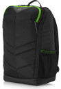 Рюкзак для ноутбука 15.6" HP Pavilion Gaming 400 полиэстер нейлон черный зеленый 6EU57AA2