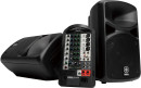 Система звукоусиления Yamaha [STAGEPAS400BT1M] портативная, 400 Вт, 2 х 8"+1", 8-канальный микшер (4 моно/линейных входа + 4 моно/2 стерео линейных входа), Входы Hi-Z (с высоким сопротивлением), Bluetooth, проводной микрофон в комплекте