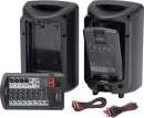 Система звукоусиления Yamaha [STAGEPAS400BT1M] портативная, 400 Вт, 2 х 8"+1", 8-канальный микшер (4 моно/линейных входа + 4 моно/2 стерео линейных входа), Входы Hi-Z (с высоким сопротивлением), Bluetooth, проводной микрофон в комплекте2