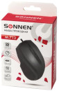 Мышь проводная Sonnen М-713 чёрный USB3