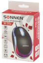 Мышь проводная Sonnen М-204 чёрный USB3