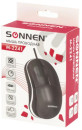Мышь проводная Sonnen М-2241Bk чёрный серый USB3
