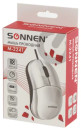 Мышь проводная Sonnen М-2241W белый USB3