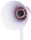 Светильник настольный SONNEN OU-607, на подставке, цоколь Е27, белый/фиолетовый, 2366824