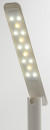 Светильник настольный SONNEN BR-888A, на подставке, светодиодный, 9 Вт, часы, календарь, термометр, белый, 2366644