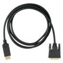 Кабель DVI DisplayPort 2м Бюрократ BHP DPP_DVI-2 круглый черный2