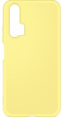 Чехол-накладка для Honor 20 pro DF hwOriginal-02 Yellow клип-кейс, силикон, микрофибра