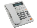 Телефон Panasonic KX-TS2570RUW белый, АОН, автоответчик, спикерфон