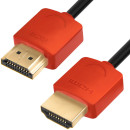 Кабель HDMI 0.5м Green Connection GCR-51212 круглый черный/красный